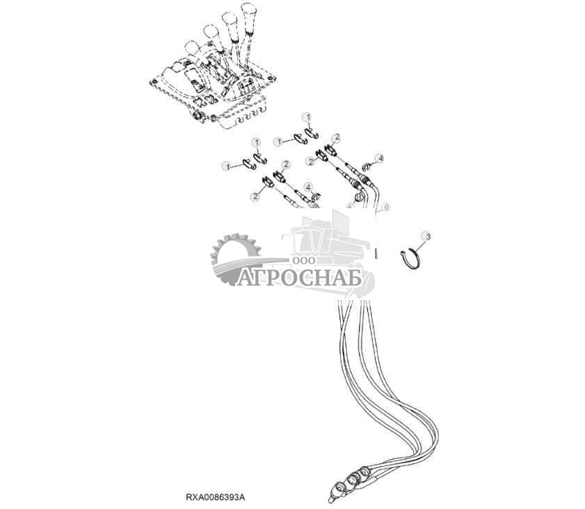 Кабель, селективный распределительный клапан 